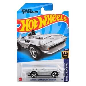 NIB! Hot Wheels 2023 HW Screen Time Corvette Grand Sport Roadster Fast & Furious